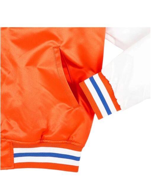 NY Knicks Orange and White Jacket