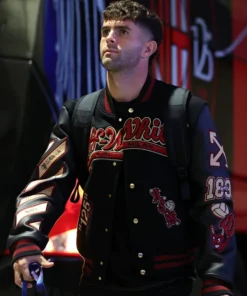 Ac Milan Black Varsity Jacket