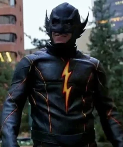 Black Racer The Flash Leather Jacket