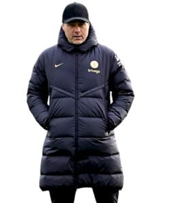 Chelsea F.C Black Long Coat