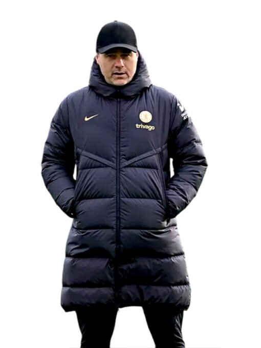 Chelsea F.C Black Long Coat