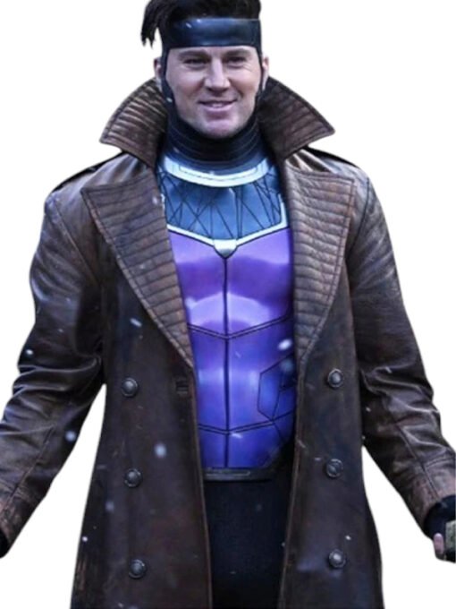 Deadpool & Wolverine 2024 Channing Tatum Leather Coat