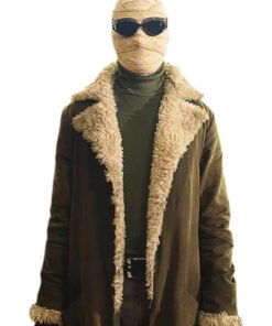 Larry Trainor Brown Shearling Coat