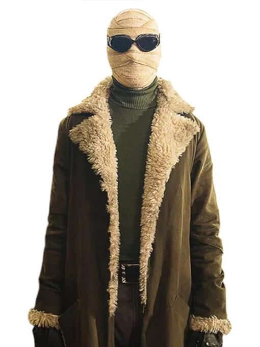 Larry Trainor Brown Shearling Coat