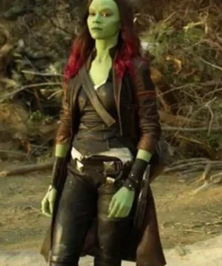 Guardians Of The Galaxy Vol.2 Gamora Trench Coat