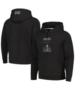 BOSS X NFL Super Bowl LVIII Patrick Mahomes Black Hoodie