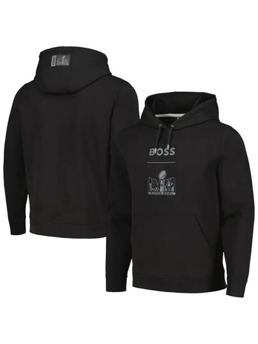 BOSS X NFL Super Bowl LVIII Patrick Mahomes Black Hoodie