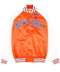 Prime Time NY Knicks Orange and White Jacket