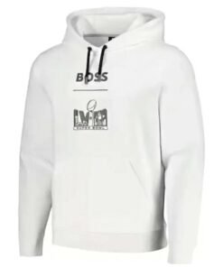 BOSS X NFL Super Bowl LVIII Patrick Mahomes Boss White Hoodie