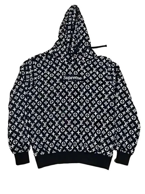 LV Supreme Black Hoodie