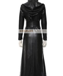 Regina King Watchmen Black Trench Hooded Coat