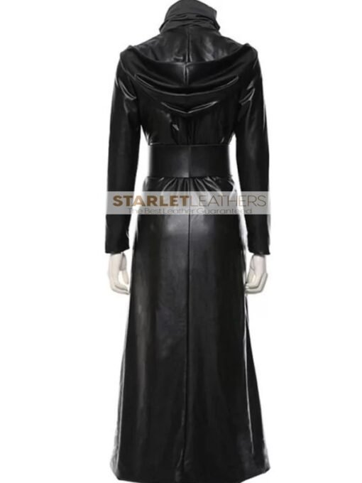 Regina King Watchmen Black Trench Hooded Coat