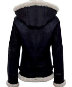 Women’s Black Aviator Flying Pilot Jacket