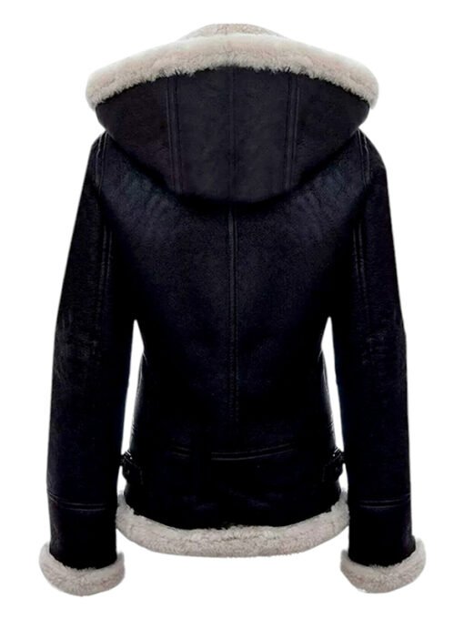 Women’s Black Aviator Flying Pilot Jacket