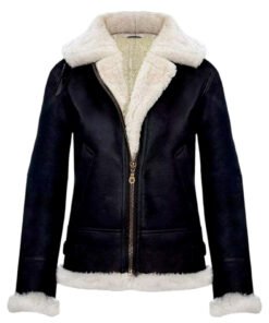 RAF Women’s Hooded Sheepskin Jacket