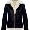 RAF Women’s Hooded Sheepskin Jacket