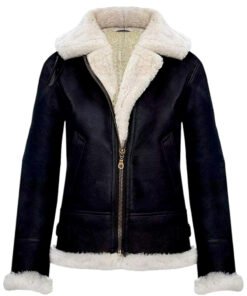 RAF Women’s Hooded Sheepskin Jacket