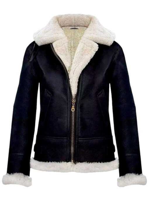 RAF Women’s Hooded Sheepskin Jacket