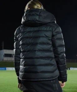 Chelsea Football Club Black Puffer Jacket