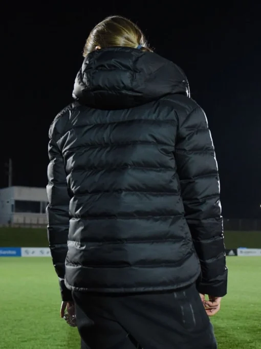 Chelsea Football Club Black Puffer Jacket