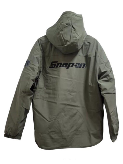 Snap On Green Hooded Jacket