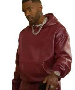 Style Me for Christmas 2024 Tedee Maxwell Maroon Leather Hoodie