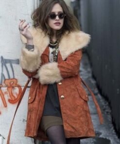 Mr. Robot Darlene Suede Leather Coat