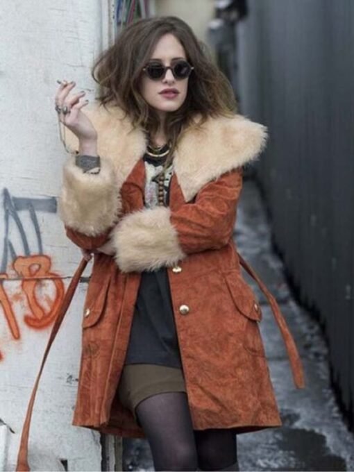 Mr. Robot Darlene Suede Leather Coat