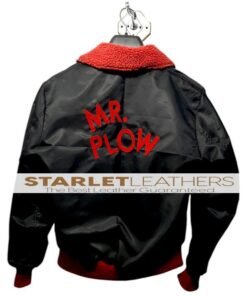 Homer Simpson Mr. Plow Satin Jacket