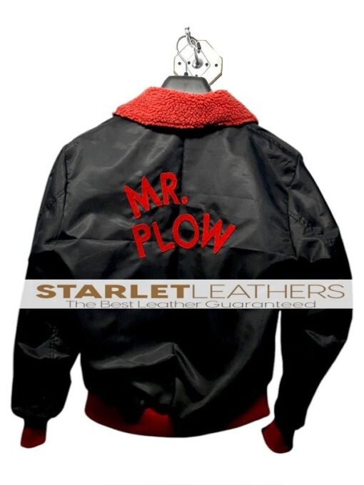 Homer Simpson Mr. Plow Satin Jacket