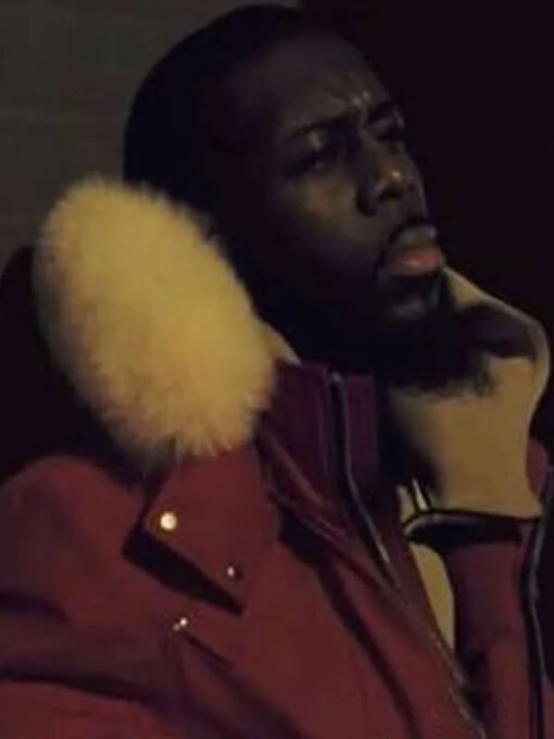 Sheck Wes Red Hooded Jacket