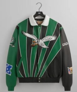 Kith x Jeff Hamilton NFL Eagles Leather Jacket