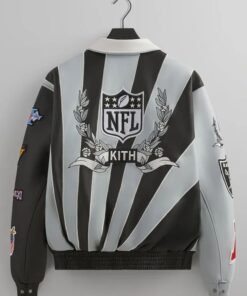 NFL Kith & Jeff Hamilton Raiders Varisty Jacket