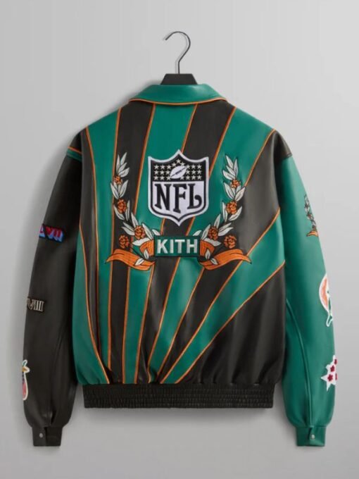 NFL Kith & Jeff Hamilton for the Dolphins Varsity Jacket