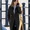 The Jetty Jenna Coleman Green Trench Coat