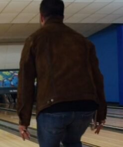 Grumpy Old Santa Brown Suede Leather Jacket