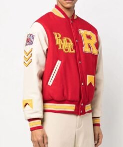 Rhude Bull Market Varsity Bomber Jacket