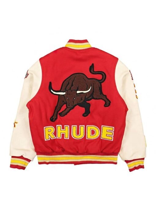 Rhude Bull Market Varsity Jacket