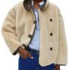 Arket Shearling Faux Fur Jacket