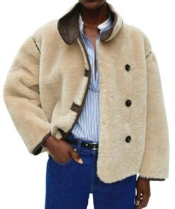 Arket Shearling Faux Fur Jacket