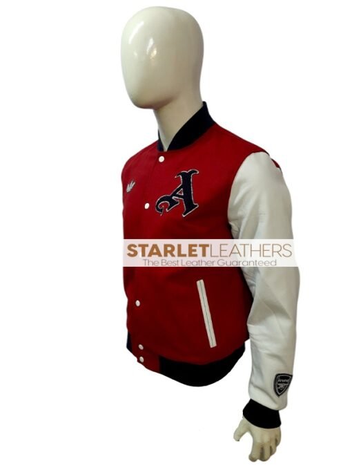 Arsenal Unisex Varsity Full-Snap Jacket