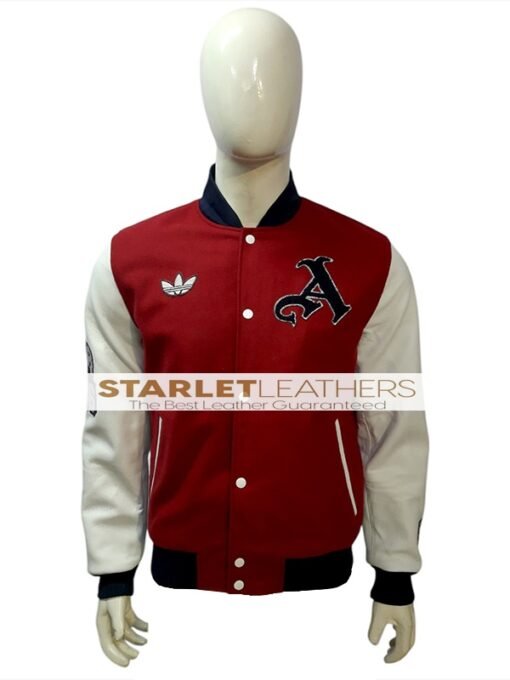 Arsenal Adidas Red Varsity Jacket