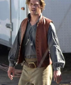 Owen Chase In The Heart of The Sea Brown Leather Vest