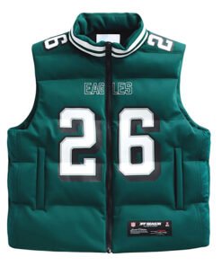 Off Season Philadelphia Eagles Green Puffer Vest