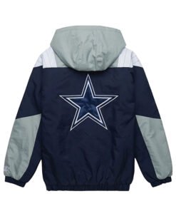 Dallas Cowboys Gray and Blue Pullover Hooded Jacket