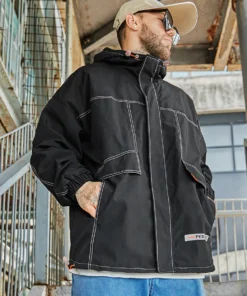 baggy street style men's jacket