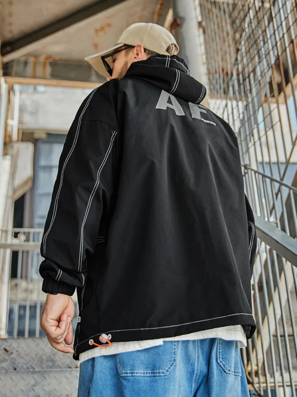 baggy street style men's jacket