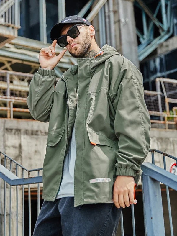 baggy street style men's jacket