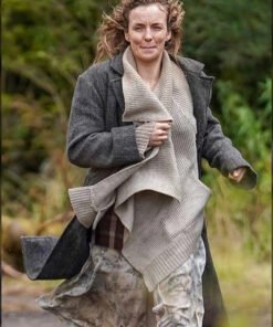 Jodie Comer 28 Years Later Grey Coat