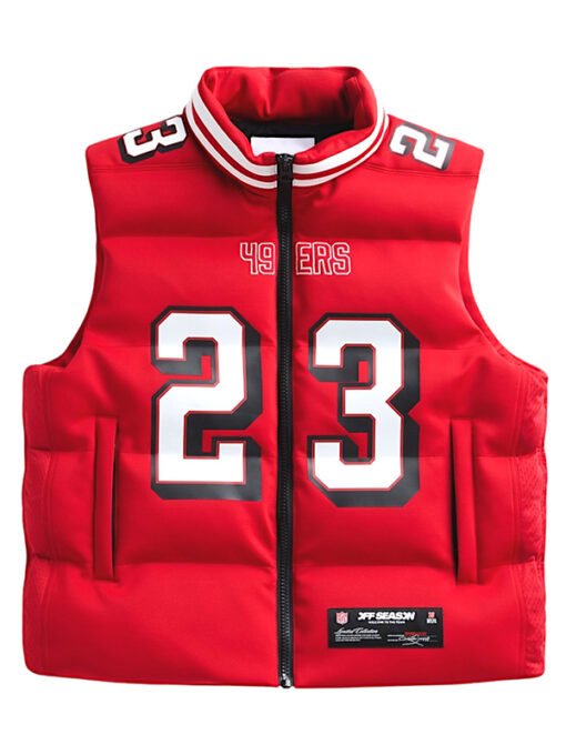 Off Season Kyle Juszczyk San Francisco Red Puffer Vest